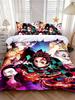 Пододеяльник Наволочка Комплект постельного белья Аниме D-Демоны S-Истребители Взрослый Мальчик Девочка Украшение Спальни Детский Односпальный Двуспальный Большой Размер
