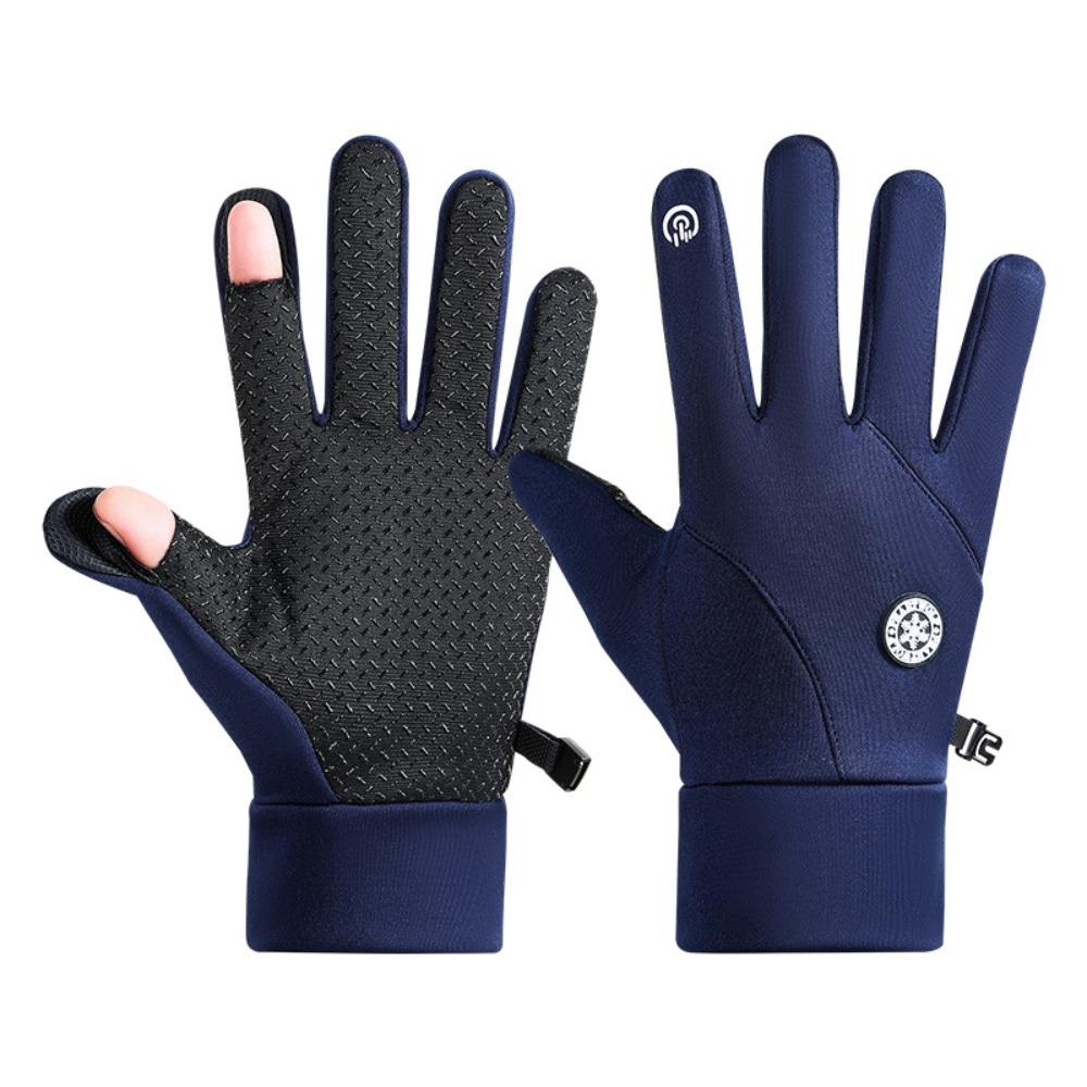 Thickened Full-Finger Winter Warmth Gloves Outdoor Sports Gloves for Cycling Fishing Skiing