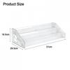 Acrylic Ladder Display Rack Transparent Multi Tier Stand for Collectible Items