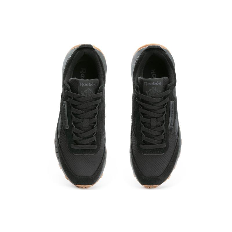 Reebok CL LEGACY W+ Амортизация, Износостойкие Низкие Повседневные Кроссовки для Бега Унисекс Черный Воин 24FRC903U3GH0