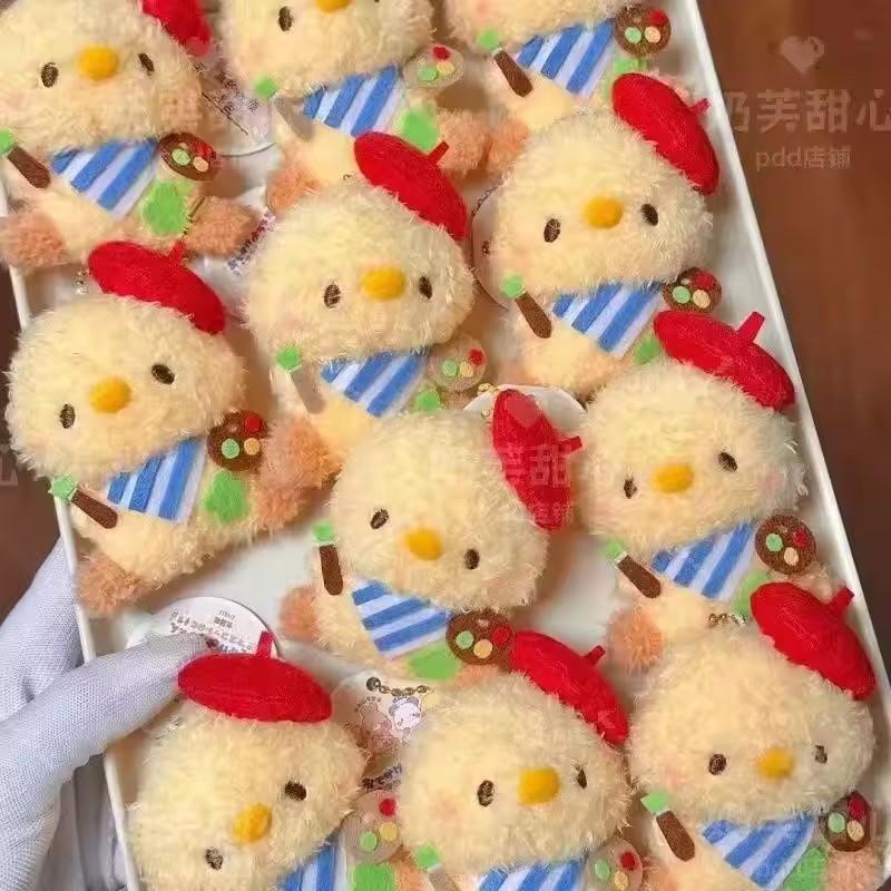 10см Игра Любовь и Глубокий космос Милая кукла Рафаэль Циюй Плюшевая игрушка Улыбка Граффити Курица Данго Каваи Косплей Подвеска Брелок Гиф