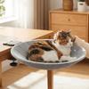 Дышащая кошачья кровать-стол Съемная крышка Котёнок Настольная кровать Эргономичное подвесное гнездо для питомца Домашний офис