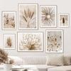 Beige Nature Dandelion Reed Wheat Grass Plant Quotes Wall Art Print Canvas Painting Nordic Poster Decor Pictures For Living Room