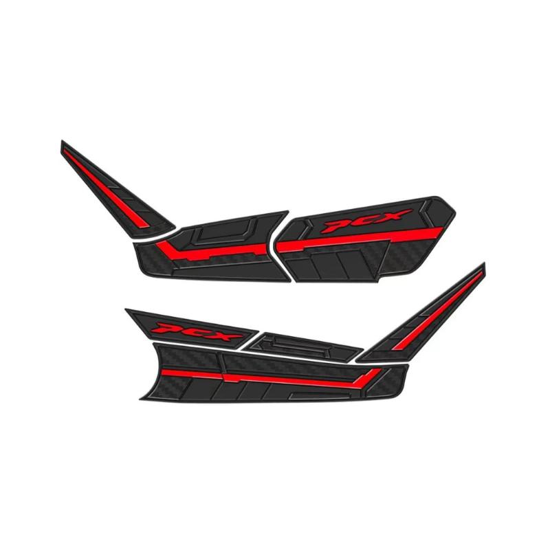 Боковые панели для Pcx160 2025-2026. Боковые подушки безопасности. Резиновый материал. Стильный дизайн. Доступен в нескольких цветах