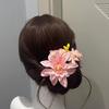 Имитация цветка заколка для волос гавайский цветочный декор боковая заколка для волос пляж отпуск фотография женские аксессуары для волос