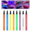 Multicolored Eyeliner Liquid Eyeliner Highlighter Pen Paint Face Paint Color Totem Pen Glow-in-the-Dark Waterproof, Sweat-Resistant, Durable,