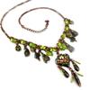 Les Trésors De Lily [D9998] - Зеленое дизайнерское колье «Xristy»
