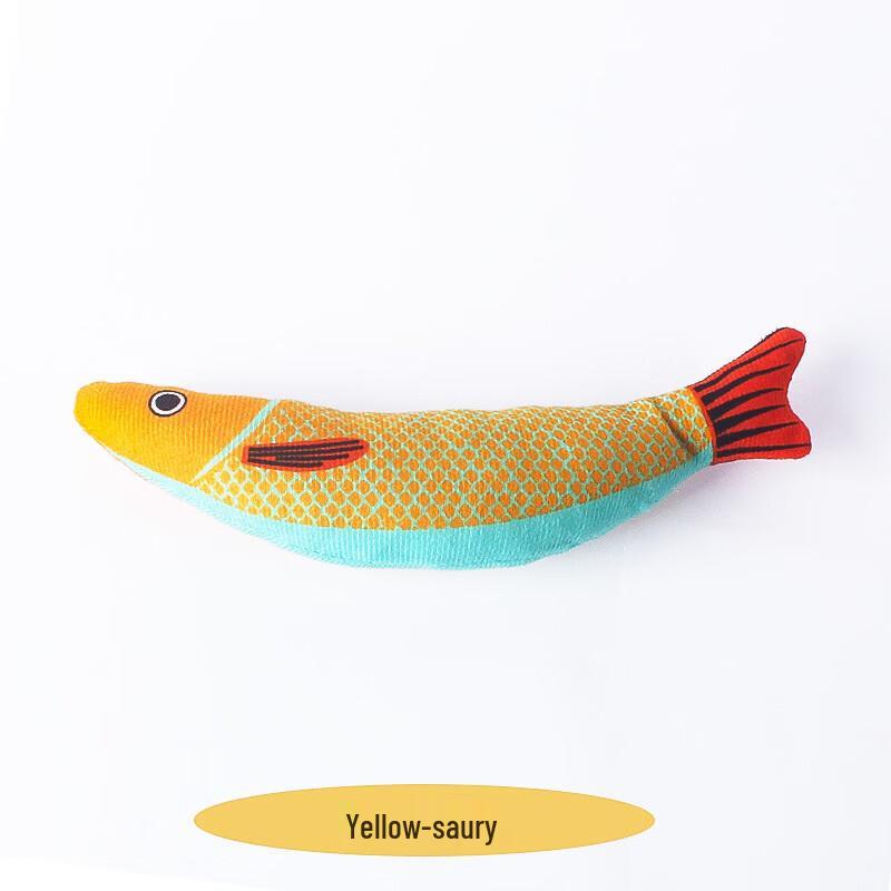 Wutuomao Catnip Fish Toy