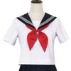 Jk Uniform Sailor Tie Solid Color Detachable Collar Japan Jk Seifuku Cosplay Pre-tied Sailor Tie Schoolgirl JK Suit Neck