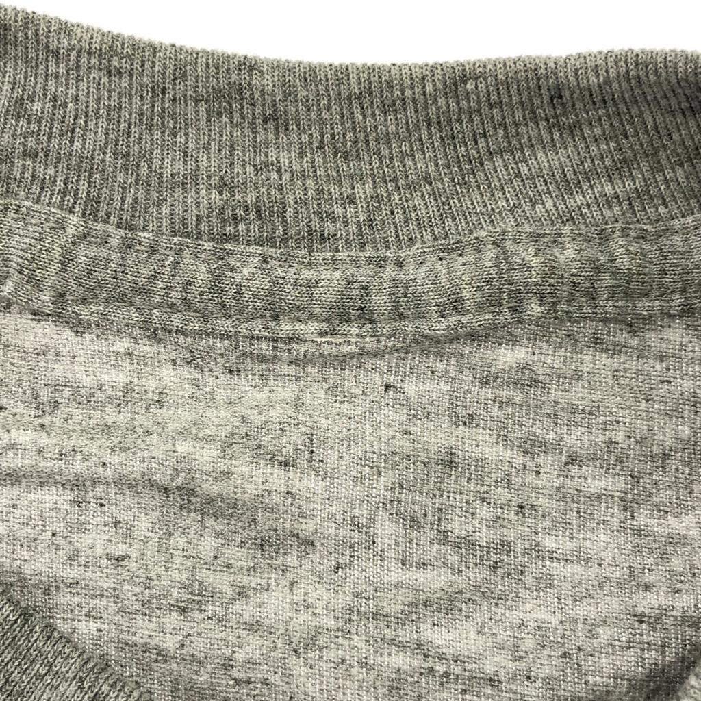 US ARMY Print Pattern Short Sleeve T-shirt Gray Back Print Men's Used