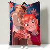 Movie NNimona Throw Soft Warm Flannel Throw Blanket Multiuse for Sofa Bed Office Nap