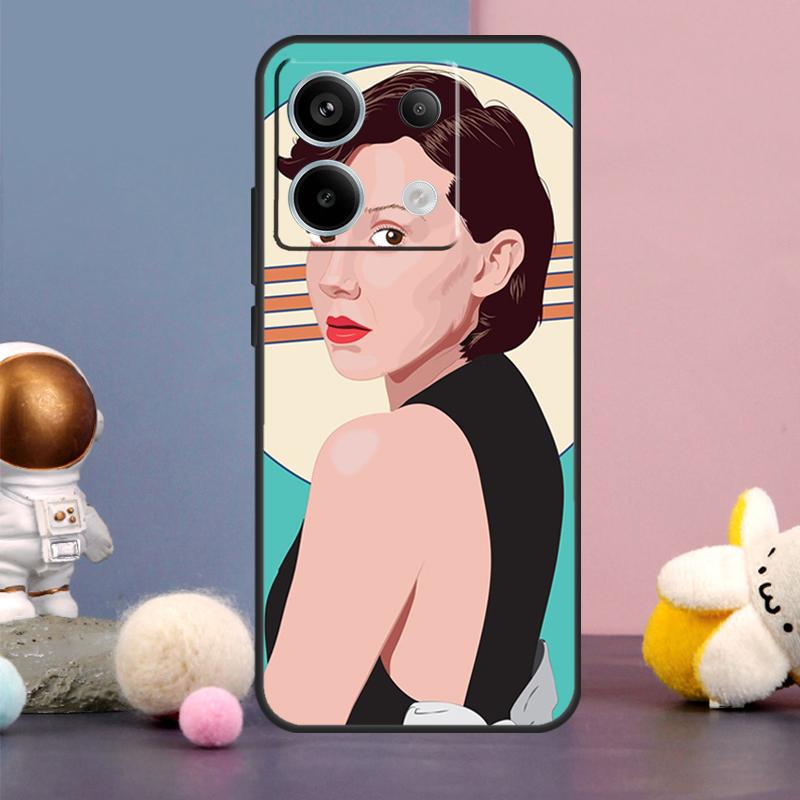 Чехол Милли Бобби Браун для Xiaomi Redmi Note 13 11 9 10 12 Pro Plus 12S 11S 10S 9S Redmi 12 10C 12C 13C