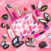 Make Up Toy Simulation Cosmetics Girl Pretend Play Pink Makeup Set Princess Beauty Interest Toy Lipstick Eyeshadow