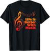 Music Theory Teacher Notes Clef T-Shirt