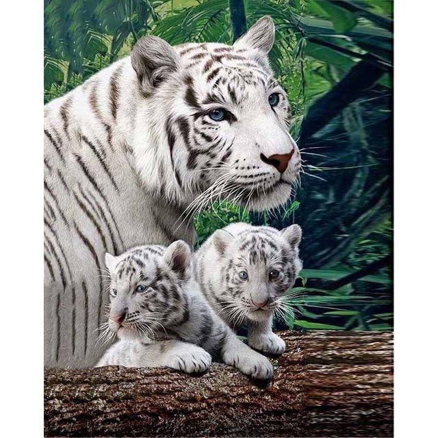 5D Алмазная картина Лев Мать и сын Набор для вышивки крестом Ручная алмазная вышивка Горный хрусталь
