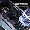 AANZ1 For KIA 2Pcs Car Logo Silicone Coaster Anti-Slip Water Cup Drink Mat Auto Accessories Ceed Sportage Rio K5 K2 Optima Cerato