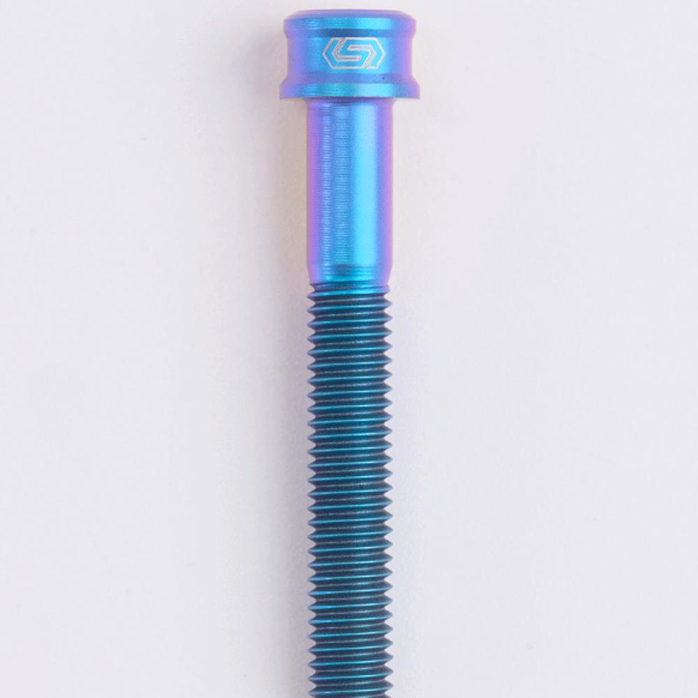 Многоцветный M6 p1mm 10/12/14/16/18/20/25 мм TC4 GR5 Титановый сплав Винт Болт Головка под шестигранник 5 мм Шестигранный ключ Allen Велосипед