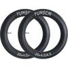 YunSCM 20x4.0/4.50 Bicycle Tubes, Thick Wall, Compatible with 48mm Schrader Valves and High Rims, Compatible with 20x4.0/20x4.5 Fat Bikes
