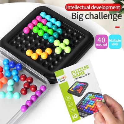 IQ Wisdom Versus Magic Beads Puzzle Toys Travel Smart Game для детей Логические Uzzles Board Развивающие игрушки для детей и взрослых