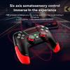 Игровой контроллер для PS4, совместимый с PS4/Slim/Pro/ПК, с 360° джойстиком/двойной вибрацией/6-осевым гироскопом