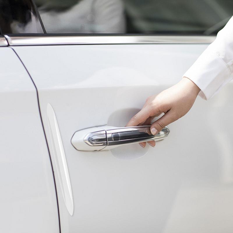 4 шт., полоса для предотвращения столкновений на двери автомобиля, защитная накладка на бампер, защита от столкновений для края двери автомобиля/передней и