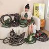 35-400cm Reality Gaint Cobra Python Plush Doll Lifelike Green Brown Snake Reptile Plush Toy Home Decor Gift For Boys And Pets