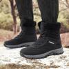Новые брызгозащитные зимние ботинки мужские и женские больших размеров хлопковые ботинки зимние бархатные теплые хлопковые ботинки уличная мужская обувь