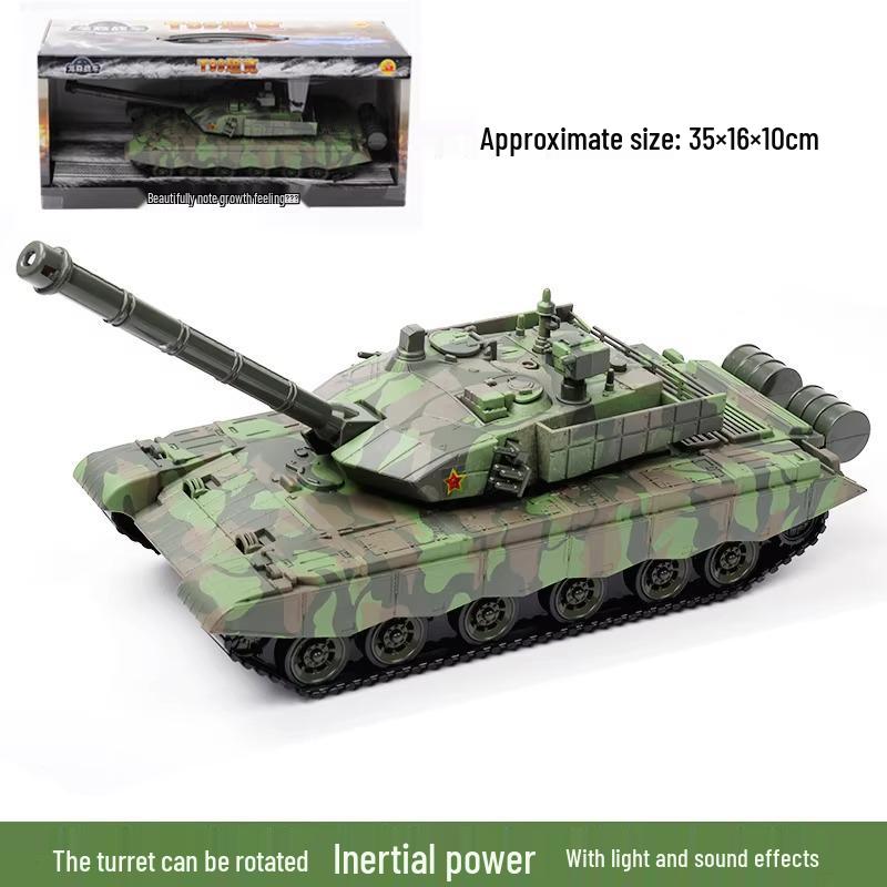 Lili T-99 Большой Размер Боевой Танк Игрушка: Прочная модель ракетного автомобиля для мальчиков