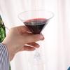 20 Pcs Clear Disposable Wine Glass Unbreakable Goblet Tumblers Plastic Margarita Glasses  Champagne