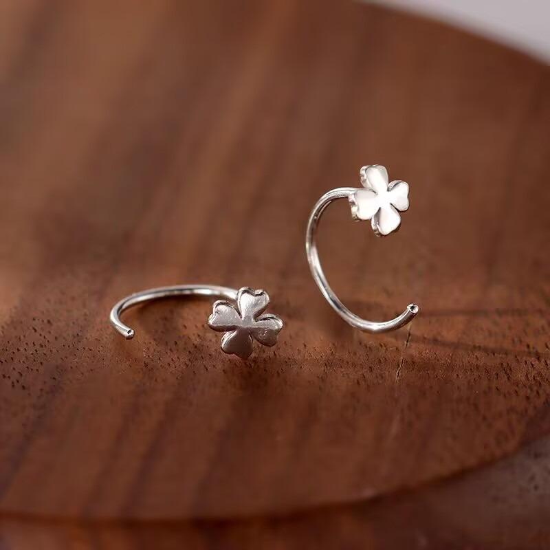 Иглы для ушей из стерлингового серебра S925, новые темпераментные простые и маленькие серьги-пусеты, женские серьги, серьги для пирсинга ушей, серьги, предотвращающие блокировку, ювелирные изделия