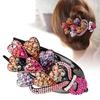 Multicolor Diamond Shine Large Hair Claw Hairwear Fashion Women Heart Butterfly Hair Clip Rhinestone Hair Accessory