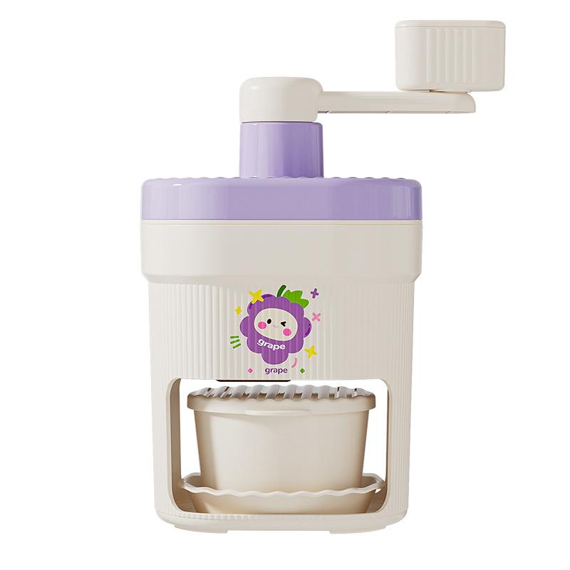 Manual Ice Shaver Household Hand Crank Ice Crusher Mini Snow Cone Maker Commercial Stall Fruit Ice Production Tool