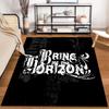"Bring Me The Horizon Logo Rug - Non-slip rug suitable for living room and bedroom sofas"