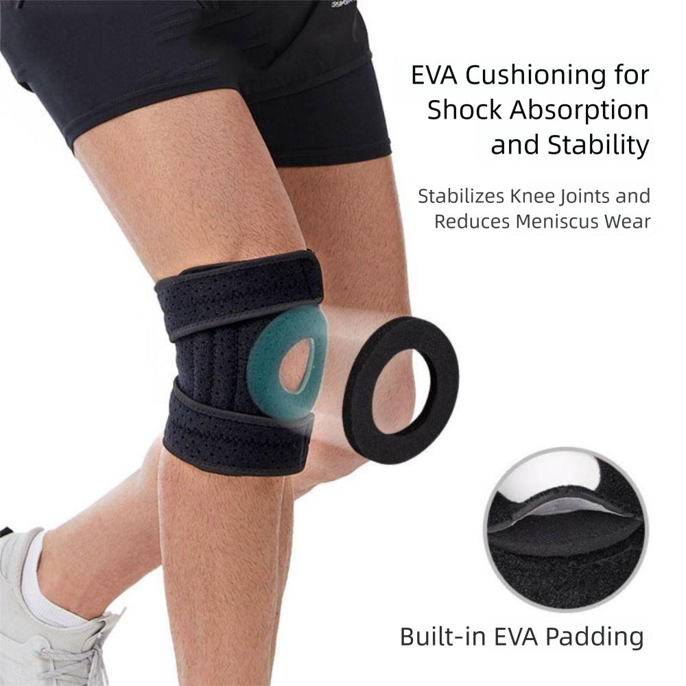 Breathable Knee Support Brace Leg Brace Protector Kneepad Patella Sports Gear Knee Pad  For Running
