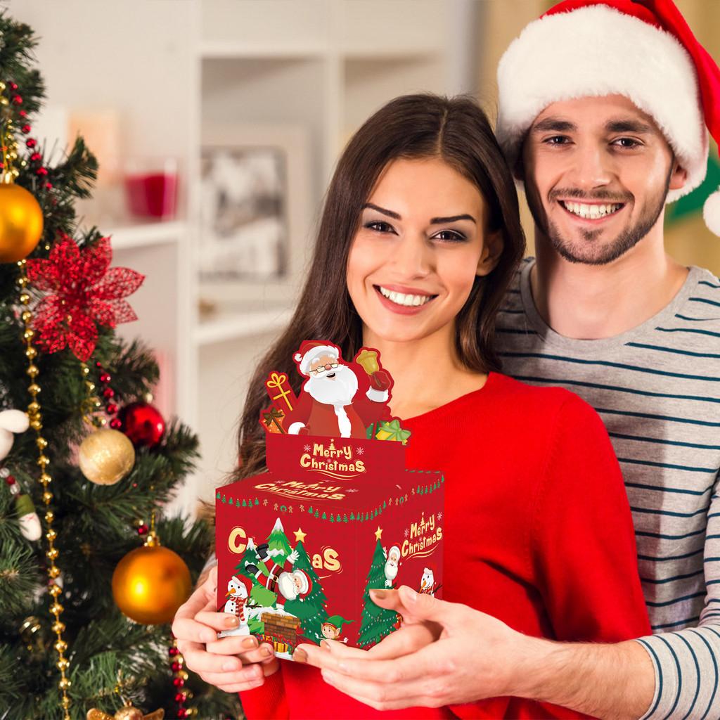 Inspired Christmas Santa Gift Box Holiday Celebration Party Supplies Decoration