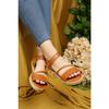 Women's Summer Original Velcro Puff Sandals Ballet 2cm Heels