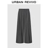 Женские брюки UR 2025 с эластичной талией и широкими штанинами