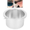 4,13 дюйма Восковая нагревательная машина Запасной горшок Алюминиевый сплав Нагревается быстро Равномерно Воскоплав Внутренний горшок Серебристый