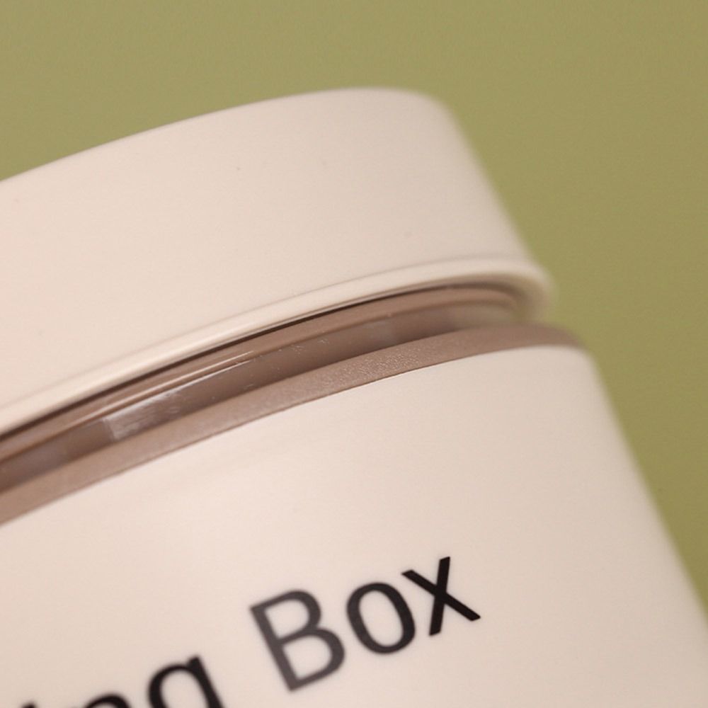 Stainless Steel Thermal Lunch Box Round Dining Box Insulated Food Container Tableware