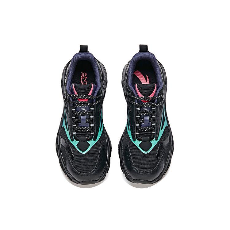 Anta Running Series City Trace Low Top Running Shoes Men Sneakers Black Green Blue 912035558-3