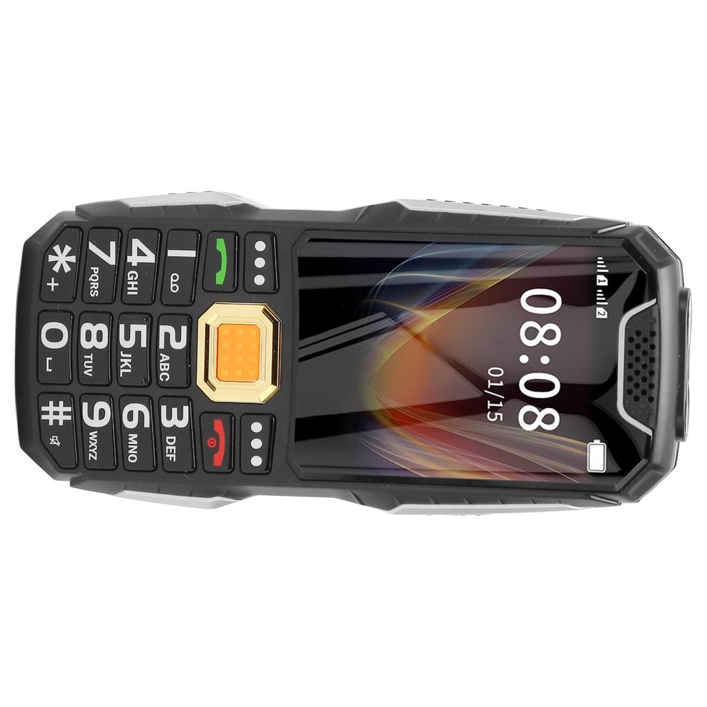 Сотовый телефон Big Button 2G Senior с двумя SIM-картами 2400 мАч, разблокированный сотовый телефон для пожилых людей