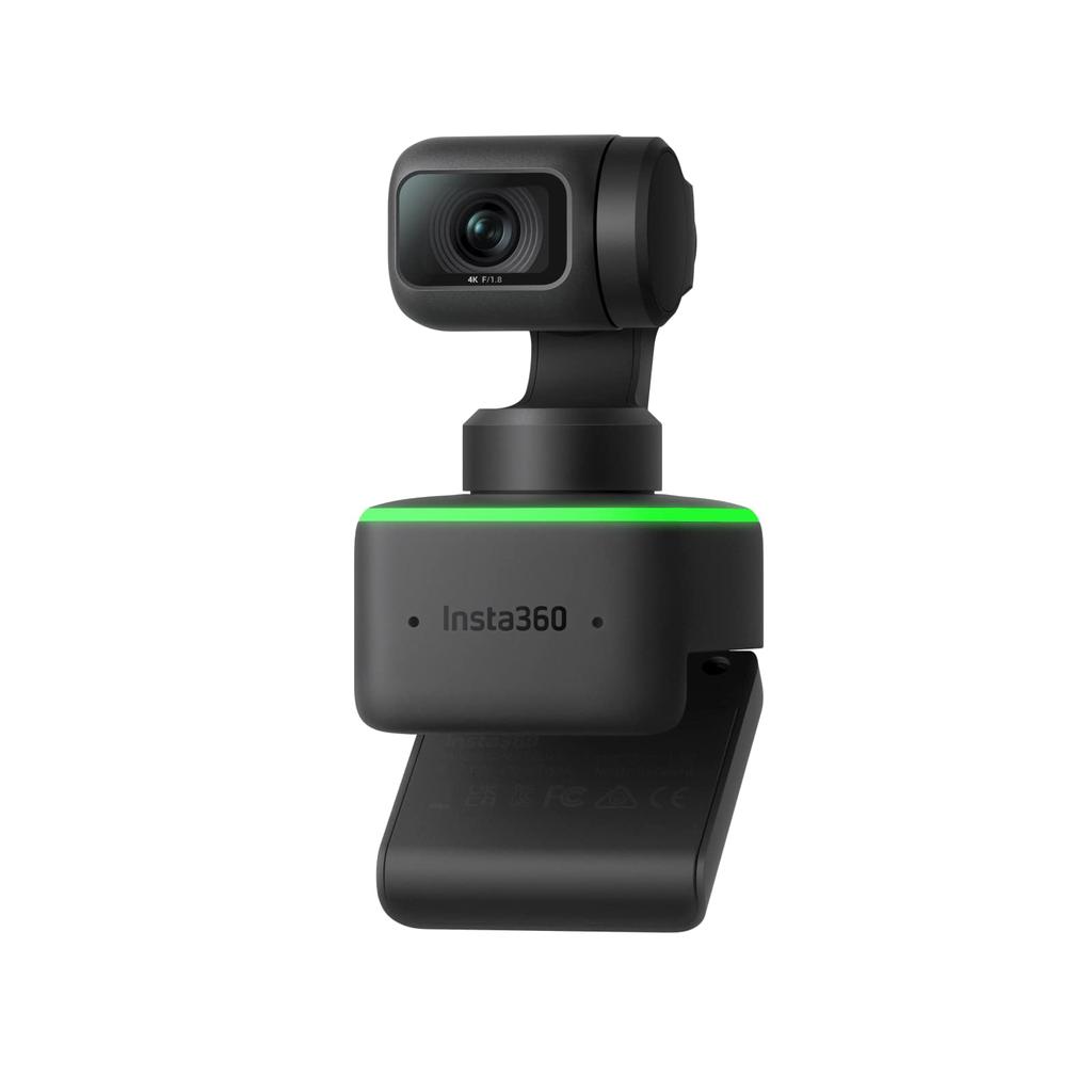 Insta360 Link Webcam PTZ 4K веб-камера с дюймовым шумоподавлением с помощью жестов AI, специализированная веб-камера для видеосъемки для потоковой передачи видео - датчик 4K 1/2,