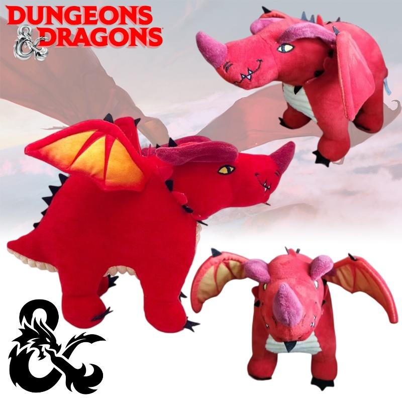 Плюшевая игрушка Красный Дракон из Dungeons & Dragons Идеальный подарок для фанатов!