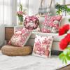 New Christmas Pillow Cover Linen Print Simple Pillow Home Decor Holiday Cushion Pillow Pillow