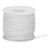 Elastic Thread Polyester String DIY Jewelry Necklace Bracelet Rope Craft Accessories White 100m