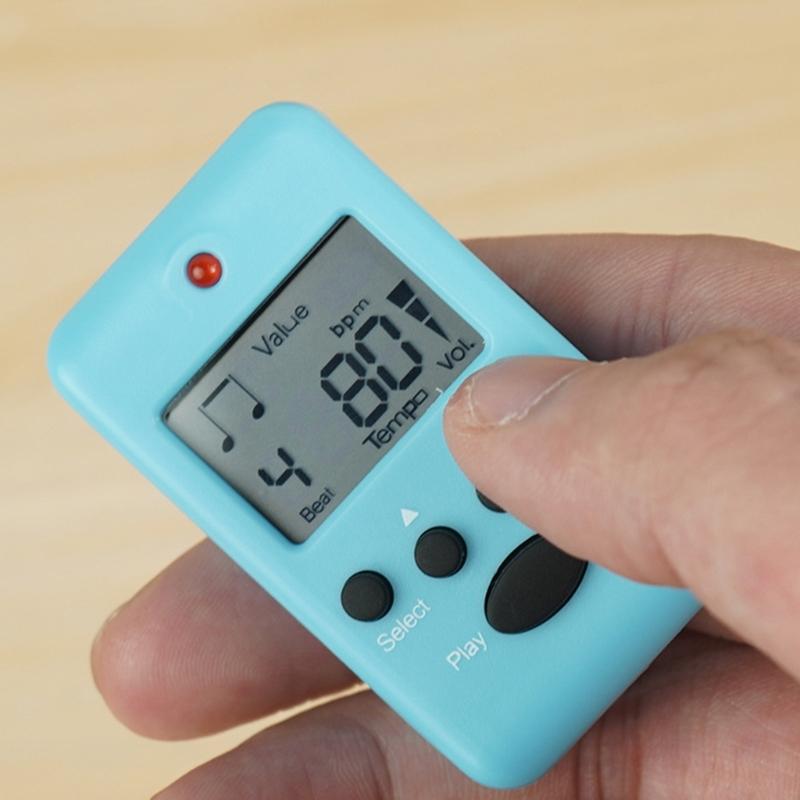 Гитарный Метроном Упражнения Метроном для Использования Бас-гитарой Темпы Метроном Электронный Метроном Гитарный Цифровой Ритм Тэп