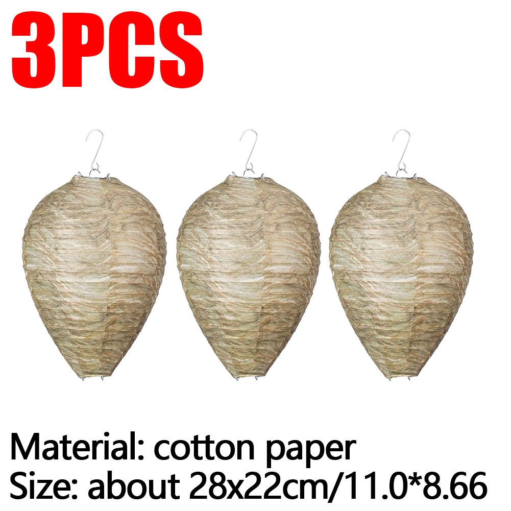 Вязаное крючком приманка для осиного гнезда, поддельное гнездо шершней, отпугиватель поддельных шершней, подвесная приманка для осиного гнезда в подарок на новоселье