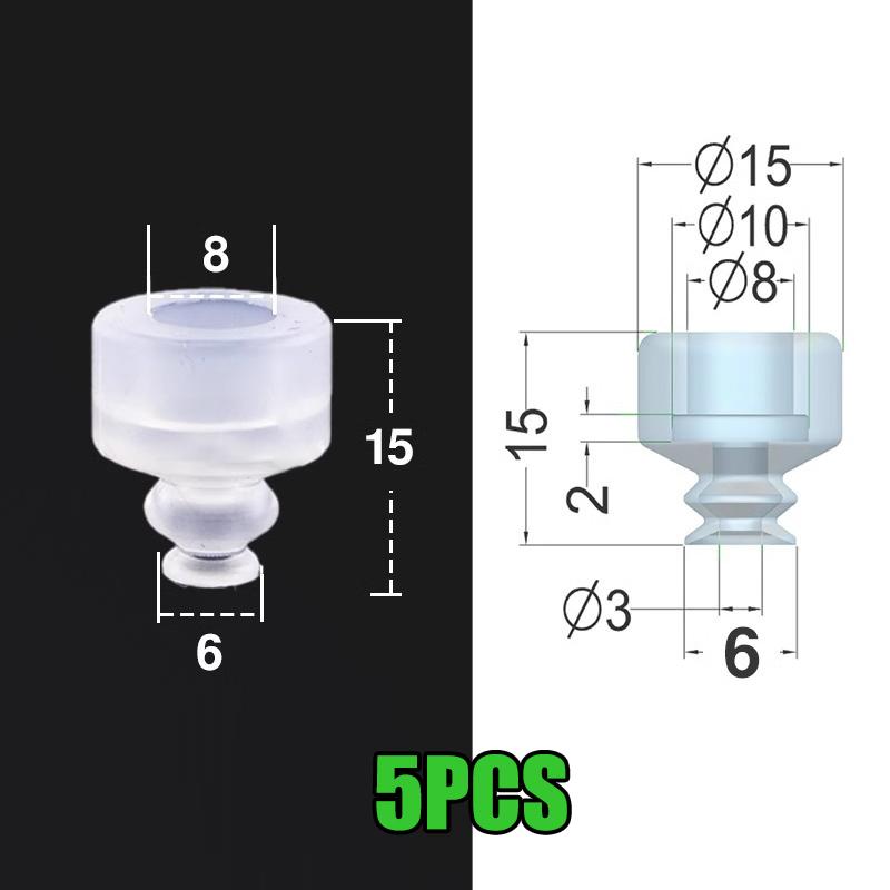 5 шт. DP Большая Вакуумная Силиконовая Присоска Однослойная Робот Промышленные Пневматические Аксессуары Сильная Присасывающая Насадка