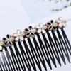 Women's Fashion Headwear Hairband Inserted Hair Comb Rhinestone Buttons Bangs Hairpins Hair Clip