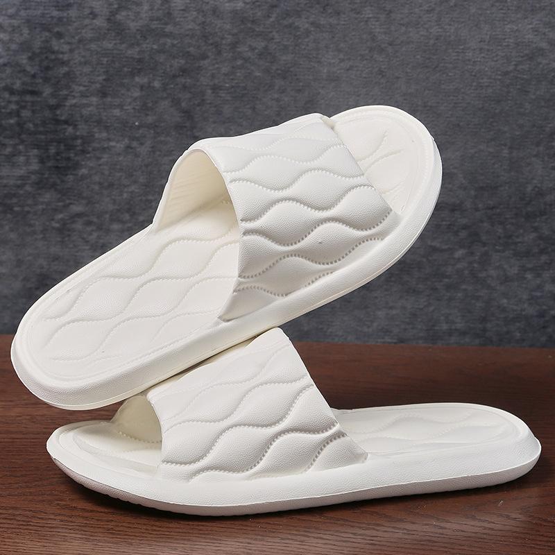Нескользящие тапочки женские массажные домашние простые для ванной бани отеля прохладные тапочки мужские парные